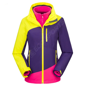 Veste bombardier en polaire Softshell imperméable pour femme Sports d'hiver Activités de plein air Randonnée Trekking Hiver Veste pour homme grande taille - Product Image 3