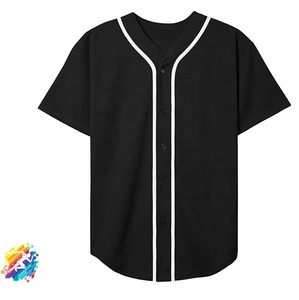 Maillot de baseball authentique de haute qualité pour hommes, inspiré des industries de la Formule 1, 100 % coton, manches courtes, anti-boulochage, séchage rapide - Product Image 1