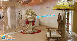 รูปปั้นพระพิฆเนศสำหรับตกแต่งงานแต่งงานรูปปั้นพระพิฆเนศรูปปั้นการตกแต่งงานแต่งงานรูปปั้นพระพิฆเนศแบบดั้งเดิมรูปปั้นตกแต่งงานแต่งงานออสเตรเลีย - Product Image 3