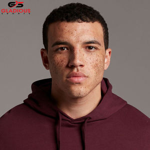 เสื้อฮู้ดผู้ชายขนแกะแบบสวมหัวแฟชั่นสำหรับฤดูหนาว2025มีสไตล์สตรีทแวร์ผ้าฝ้ายสีพื้นว่างเปล่าออกแบบได้เอง - Product Image 4