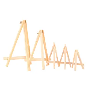 7 * 12.5厘米迷你木制艺术画架儿童书桌支架迷你三角木架