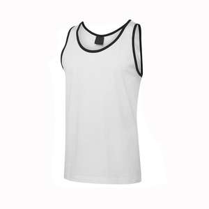 เสื้อกล้ามยูนิเซ็กซ์ สีสวยที่สุด สไตล์ใหม่ พร้อมงานปักและตกแต่งด้วยลูกไม้ ไซส์พลัส ระบายอากาศได้ดี-มีบริการ OEM - Product Image 1