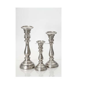 Portavelas de diseño de Metal pulido, decoración de Metal sólido, otro soporte brillante para velas, linterna para interior y exterior - Product Image 1