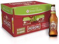 Lagerbier Fruit & Groente Licht Glutenvrij VAP in fles 3 stuks x 33cl Peroni Alcoholisch 4,7% - Gepasteuriseerd Gemaakt in Italië