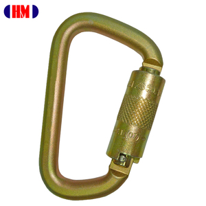 Mosquetón de Acero ANSI-2448TL con Cierre Giratorio Tipo D de 35 kN, Cumple con la Norma ANSI Z359.1 - Product Image 1