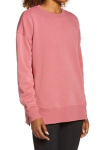 Nuevas sudaderas y tops de mujer de punto de algodón orgánico personalizado al por mayor para mujer - Product Image 6