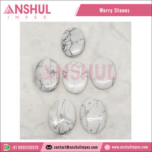 Pierres naturelles pour guérison, vente en gros, couleur bleue, Howlite, 2021 - Product Image 2