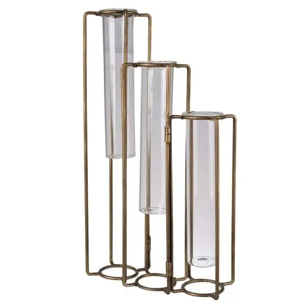 Nieuwe Glas Potten 3 Tier Gold Garden Indoor Grote Grote Groothandel Bulk Metalen Goedkope Ijzer Plantenbakken Stand Bloem Plant Potten voor Planten