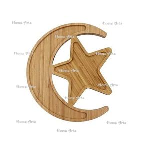 Plat de service en bois au design fabuleux, taille personnalisée, forme de cœur, plat de service pour aliments, pour fournisseur en gros - Product Image 5