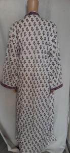 Robe Kimono longue Vintage pour femmes, vêtements de nuit, maillot de bain, Bikini, couverture de plage, imprimé indien, décontractées, en coton, été, collection - Product Image 5