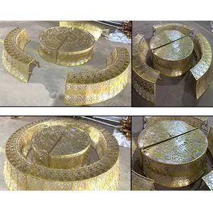 Conjunto de muebles de hierro forjado para boda, mobiliario metálico de la mejor calidad, novedad - Product Image 1