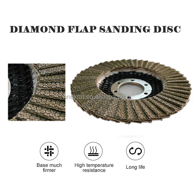 Disco Abrasivo Flap 125mm Grana 200 Per Smerigliatrice - Diamante Placcato, Foro 22.23mm - Foto 3