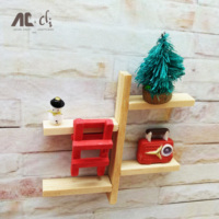 Miniatura DIY Navidad Accesorios Unisex Muebles Juguetes Tamaño personalizado Hecho de madera Hierro Plástico Papel PC DIY Muñecas