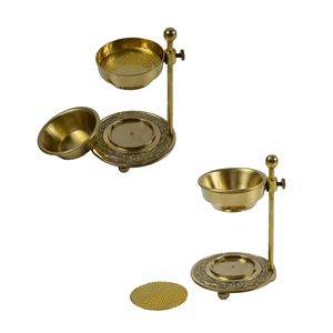 เตานธูปออกแบบโลหะทองเหลืองดีที่สุดสําหรับห้องนั่งเล่นกลิ่นหอมออกแบบกลิ่นหอมธรรมชาติมีจําหน่ายในราคาที่ดีที่สุดที่ - Product Image 2