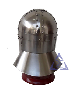 Bán Buôn Đánh Bóng Thời Trung Cổ Hy Lạp La Mã Cho Mũ Bảo Hiểm Cho Cổ Thép UV Kim Loại Huy Hiệu Hiệp Sĩ Chiến Binh Trang Trí Nội Thất - Product Image 2