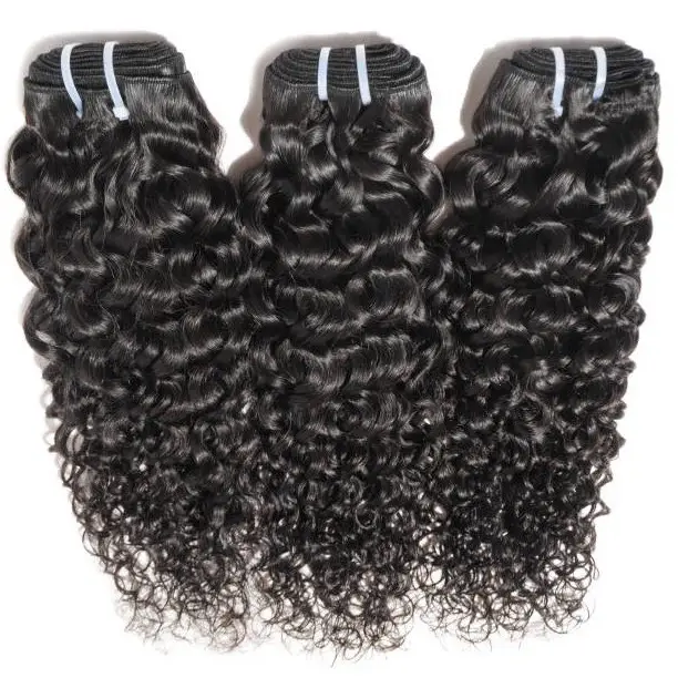 Wholesale Vendor 100% Cuticle Aligned Virgin Raw Indian Hair Human Long Mink Straight Curly Wave Wefted Bundles Extensions