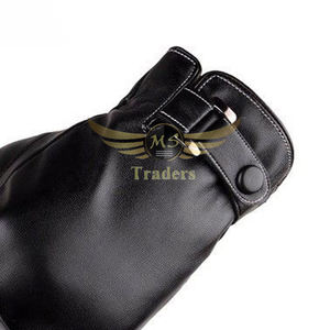 Confortable garder au chaud mâle hiver résistant à l'eau conception en peau de mouton gants pour hommes couleurs personnalisées hommes gants en cuir à la mode - Product Image 5