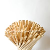 DEKOR ASIA RS Rattan Vurmalı Çalgılar İçin Tokmaklar ve Çubuklar, Davul Setleri ve Timpaniler İçin, Çevre Dostu Dayanıklı 420mm Özelleştirilmiş Logo Kutulu Ambalaj