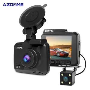 חם למכור 4K 2.4 אינץ FHD 2160P Wi-Fi GPS dual מצלמת דאש רכב וידאו מקליט