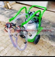 Nouvelle machine à traire électrique double pour vaches avec moteur et pompe, seau en aluminium