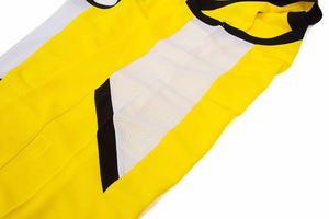 Uniforme de baloncesto deportivo para hombre amarillo 100% poliéster transpirable y de talla grande nuevo diseño OEM al por mayor - Product Image 6