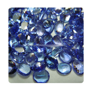 พลอย tanzanite สีม่วงธรรมชาติที่สวยงามอัญมณีเจียระไนแบบหลวมเกรด AAA Tanzanite - Product Image 1