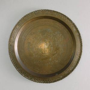 ถาดเสิร์ฟทองเหลืองคุณภาพพิเศษพร้อมผิวสีทองและทองเหลืองและซัพพลายเออร์ขายส่งของถาดเสิร์ฟทองเหลือง - Product Image 2