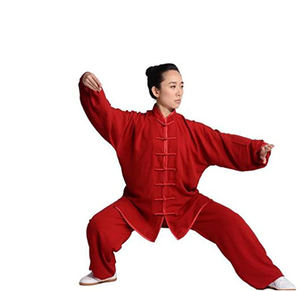 Uniforme de kung-fu de alta calidad para hombres, uniforme de Wing Chun, OEM, tradicional, shaolin, kung-fu, tai chi, venta al por mayor - Product Image 3
