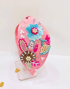 2022 nouveau bandeau de broderie multicolore bandeau de perles pour femmes pour les fêtes et les soirées - Product Image 5