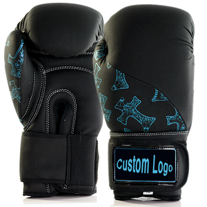 Venta al por mayor de guantes de boxeo de entrenamiento profesional de cuero PU y cuero de vaca tamaños 6oz 8oz 12oz 16oz para la temporada de invierno - Product Image 1