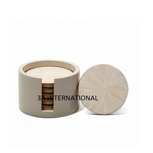 Dessous de verre de forme et de taille personnalisés de forme carrée de couleur finie avec support Salver à bas prix - Product Image 5