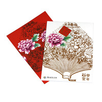 Cartes de vœux personnalisées imprimées en offset couleur sur carton avec papier offset