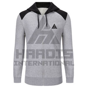 Chándal de alta calidad para correr, conjunto de chándal, Sudadera con capucha y logotipo personalizado de lana tecnológica, pantalones de chándal Acampanados para hombre - Product Image 2