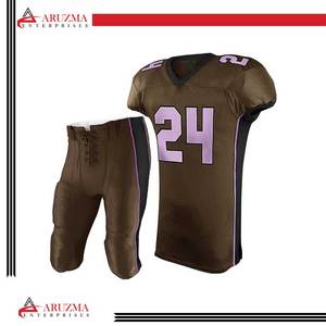 Uniforme de football américain personnalisé de haute qualité pour hommes, ensembles respirants les plus vendus au prix - Product Image 3