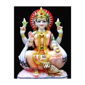 Statue de diamant en marbre lxmi, Statue - Product Image 1