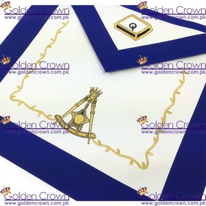 High QualitynMasonic Regalia 14th Degree Apron <b>and</b> Collar <b>Set</b> - Product Image 4