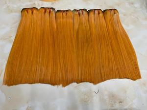 Perruques de cheveux bruts vietnamiens 2023, la meilleure qualité avec les cheveux vietnamiens 100% vierges de couleur orange - Product Image 4