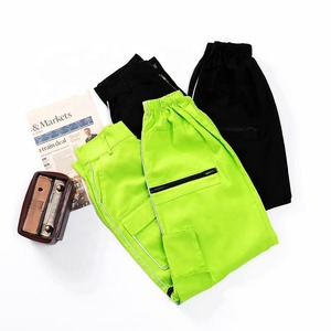 2021 Latest Design Street Style Custom Color Size Sweat Cargo Pants Reflective Trousers Joggers With Pocket Trouser - Product Image 6