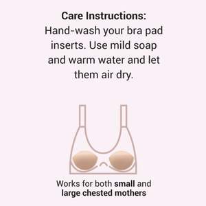 Coussinets de soutien-gorge Push Up, éponge 3D naturelle, en tissu de haute qualité, facile à nettoyer et à sécher, pour utilisation réutilisable, 1 pièce - Product Image 4