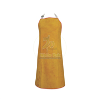 Tabliers de soudage jetables de qualité supérieure, antistatiques, anti-chaleur, en cuir fendu, couleur personnalisée, modèle Pak 405 LWL