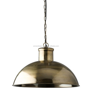 Standard Design Pendent Lamp Ceiling Lamp Home Decorative with Chain Hanging Brass Antique Hammered Pendant Lamp - Product Image 4