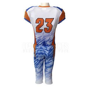 ชุดยูนิฟอร์มอเมริกันฟุตบอลแบบหลายสี ระบายอากาศได้ดี ไซส์พลัส สำหรับทุกเพศ ขายส่ง เสื้อและกางเกงแบบกำหนดเองได้ - Product Image 5