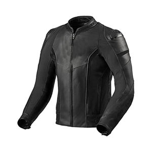 Chaqueta de Motociclismo de Cuero Vacuno de Diseño Personalizado, Talla Grande, para Invierno, de Seguridad y Carreras, por Standard International - Product Image 1