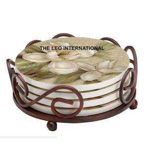 Sous-verre en bois naturel fait main, forme carrée, pour cuisine et table, qualité supérieure à prix abordable - Product Image 6