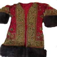 Chaqueta Étnica Banjara India Tradicional Bordada a Mano con Lentejuelas y Cuentas, Patrón Paisley, Forro de Algodón Transpirable, para Invierno