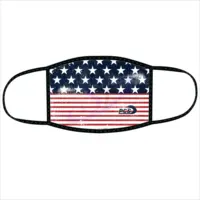 custom country Sublimation Printable Adult Winter Face Mask Shields with Black Strap & fit Nose Bridge