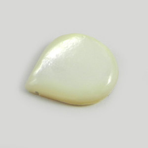 Cabochon de cœur de perle en nacre naturelle, pierres précieuses amples, pour la fabrication de bijoux, 21x19mm, 3.05 gms - Product Image 6