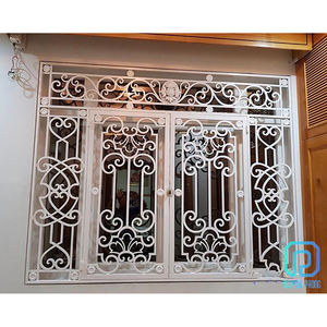 Marco de seguridad para ventana, parrilla de Metal de hierro forjado, proveedor dorado, gran oferta - Product Image 1