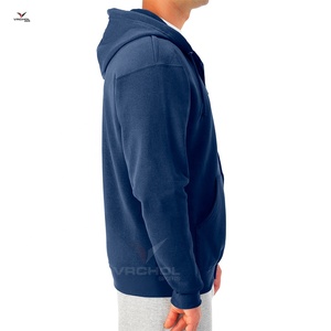 Sudadera con capucha de felpa personalizada de alta calidad para hombres, diseño de punto bordado, método de tejido sostenible antiencogimiento y antiarrugas - Product Image 2