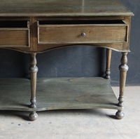 Table de meuble en bois Style français, Console Vintage et rustique, résistante aux intempéries